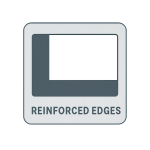 Filterduk med forsterket kant